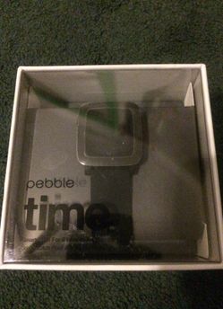 Pebble time smart watch