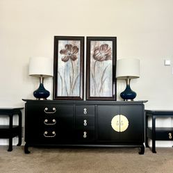 UNIQUE KENT COFFEY “AMERASIA” Set dresser/buffet/side Tables/coffee Tables/sideboard/bedroom Set