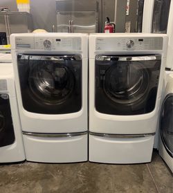 MAYTAG XL CAPACITY WASHER DRYER ELECTRIC SET FREE DELIVERY