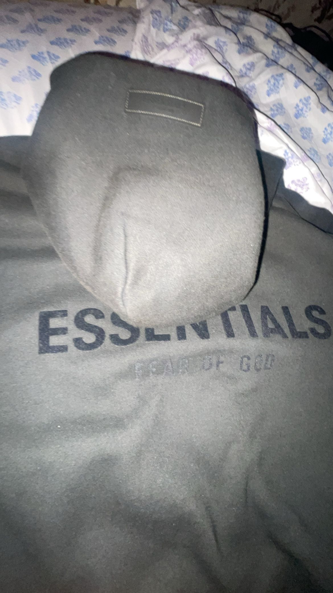 Black Essentials Hoodie