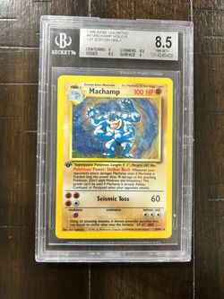 Machamp Holo 8/102 Deck Exclusives 1st Edition ENG Pokemon TCG BGS 8.5