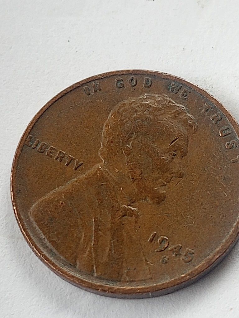 Ungraded 1945s Penny Good Condition 