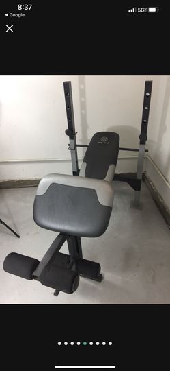 Gold's gym xr 7.9 weight bench hotsell