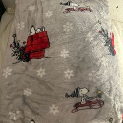 Snoopy Christmas blanket