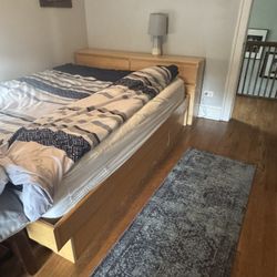 Queen Bed Frame & Headboard 