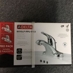 DELTA BATHROOM Faucet/Pkg Includes 2 Faucets