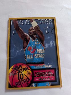 Michael Jordan 1996-97 Fleer NBA All-Star Retro Card