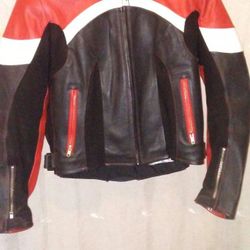 Woman's leather riding jacket