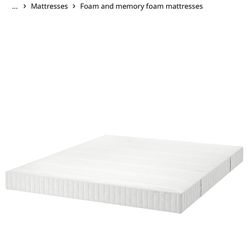 IKEA Mattress Queen Memory Foam Matrand NEW
