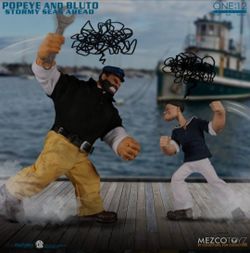 Mezco Popeye & Bluto: Stormy Seas Ahead Deluxe Boxed Set