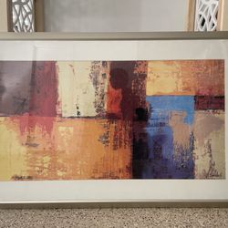 Solid Metal Frame Abstract Art Hanging