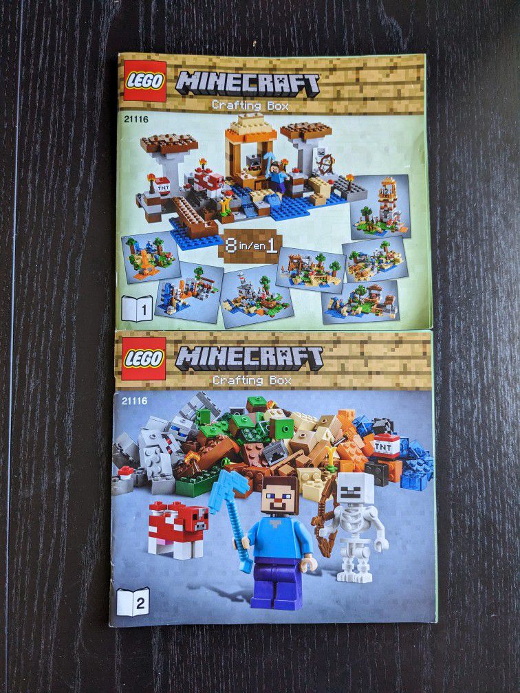 professionel Afdeling Vil have Lego Minecraft Crafting Box Set - 21116 for Sale in Camas, WA - OfferUp