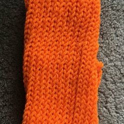 Orange Handmade Ear Warmer