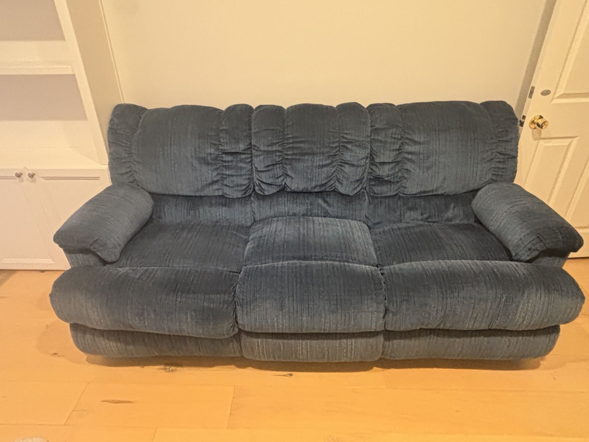 Reclining Sofa with Massage Function – $30 OBO (Must Go by June 23rd!)