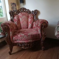 Two Vintage Italian Made Chairs