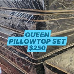 Queen Pillowtop Set 