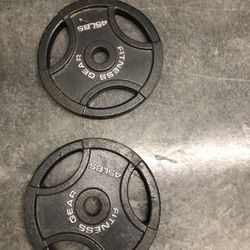 Two 45 plates