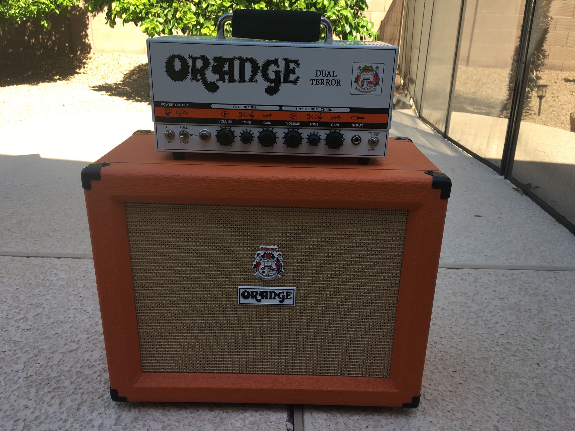 Orange Dual Terror w/ 1x12 Speaker Cab