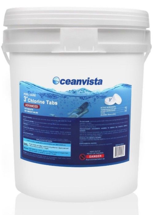 50LBS Oceanvista 3 Inch Swimming Pool Hot Tubs Spa Chlorine Tablets