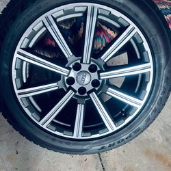 4-20” Audi 10spoke 5x112 wheels and tires