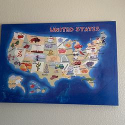 Country Map   For Kid’s Room