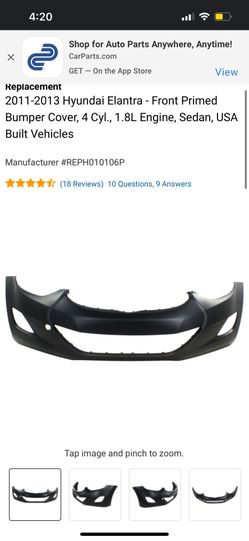 Hyundai Elantra Front Bumper 2011 2006