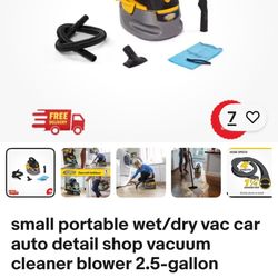 🐝Stinger 2.5 Gallon Wet/Dry Vacuum-Complete!🇺🇸