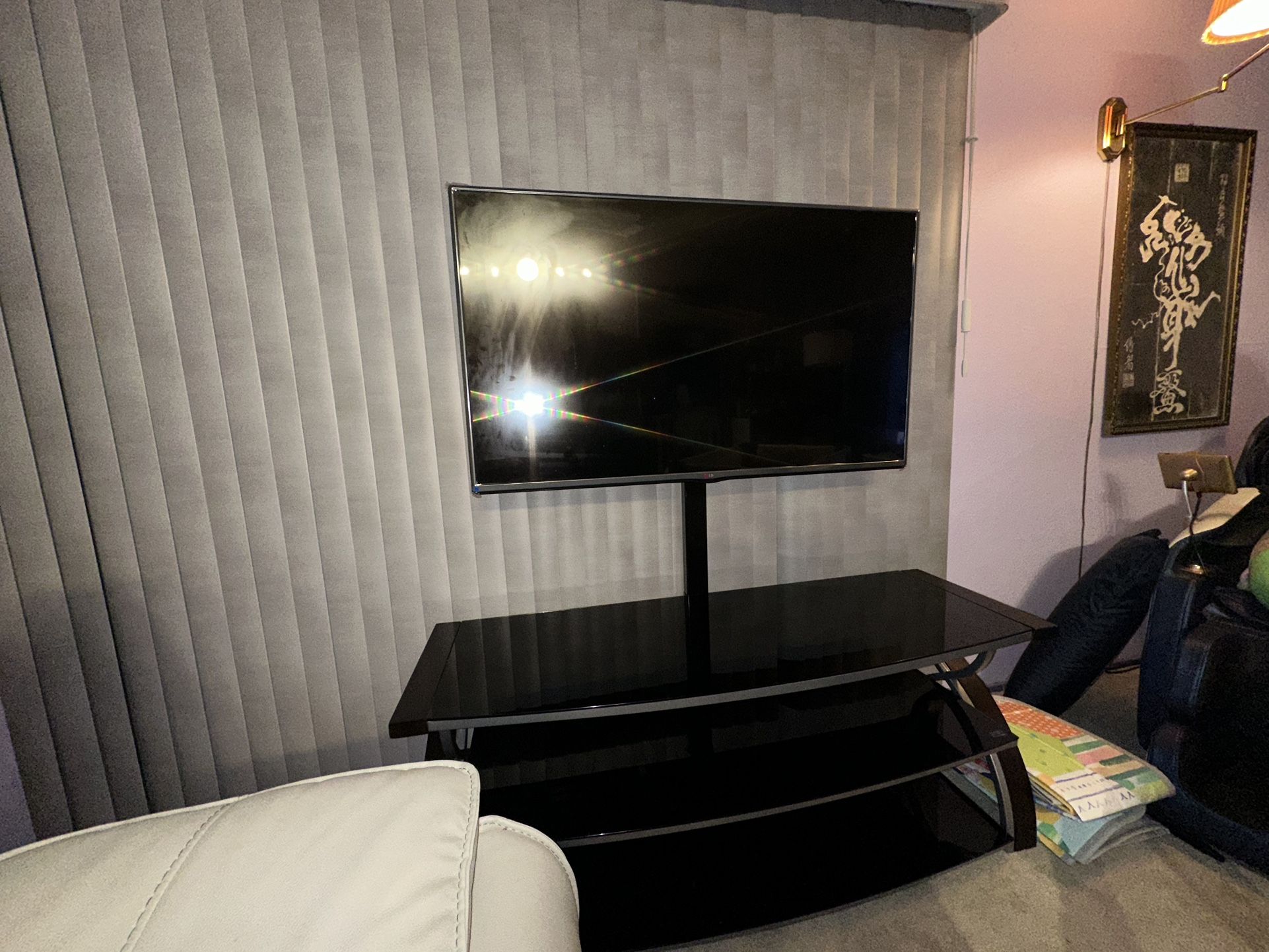 LG TV with stand