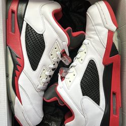 Jordan 5 Retro Low “Fire Red” 