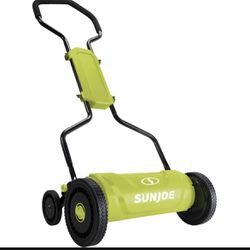 Sunjoe 18inch Manual Quad Wheel Reel Lawn Mower