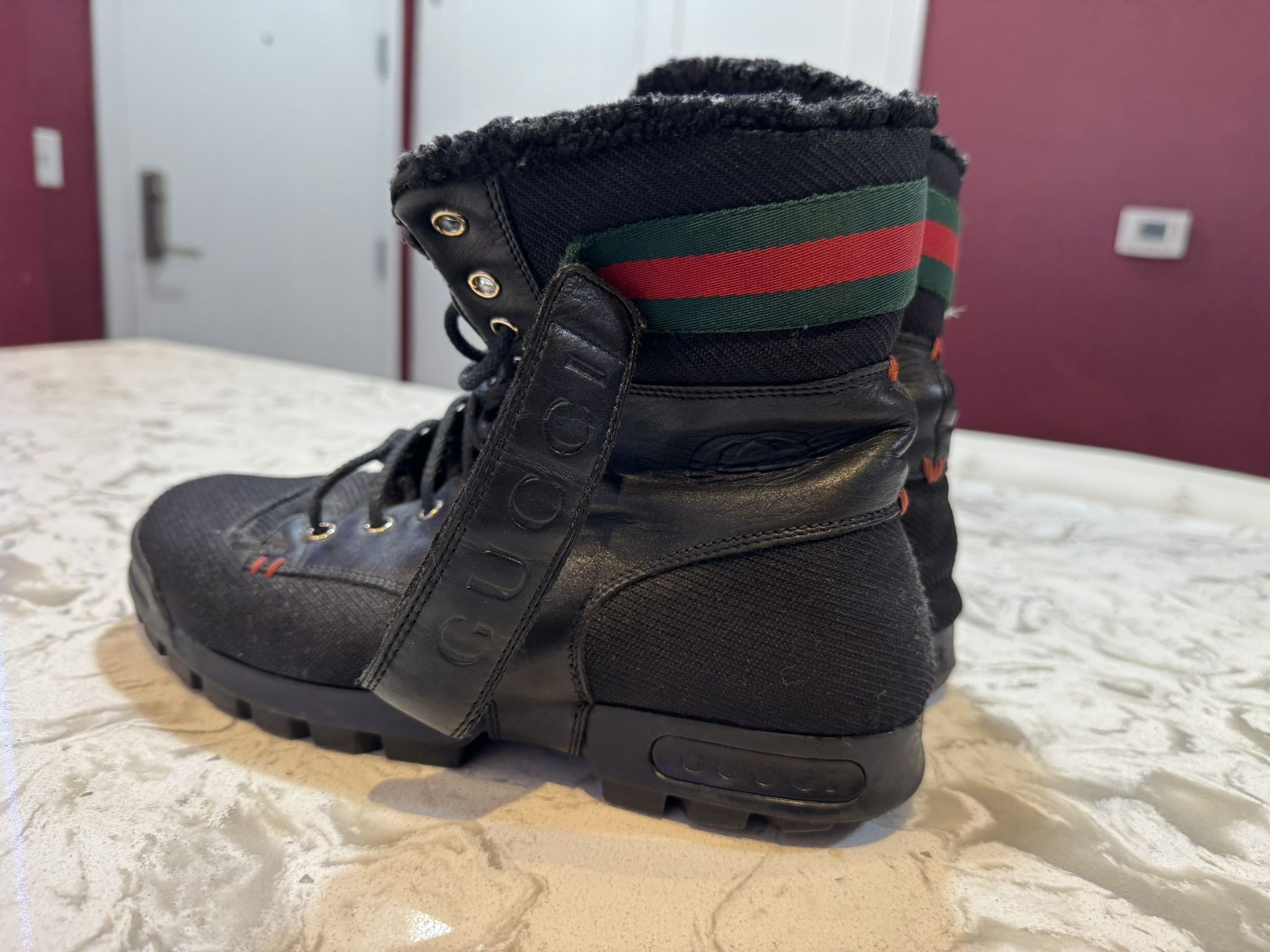 Gucci Military-Style Boots