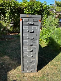 Cole Steel 9  storage cabinet.