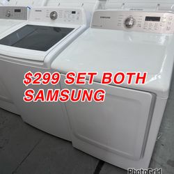 Samsung Top Load Washer And Dryer Set 