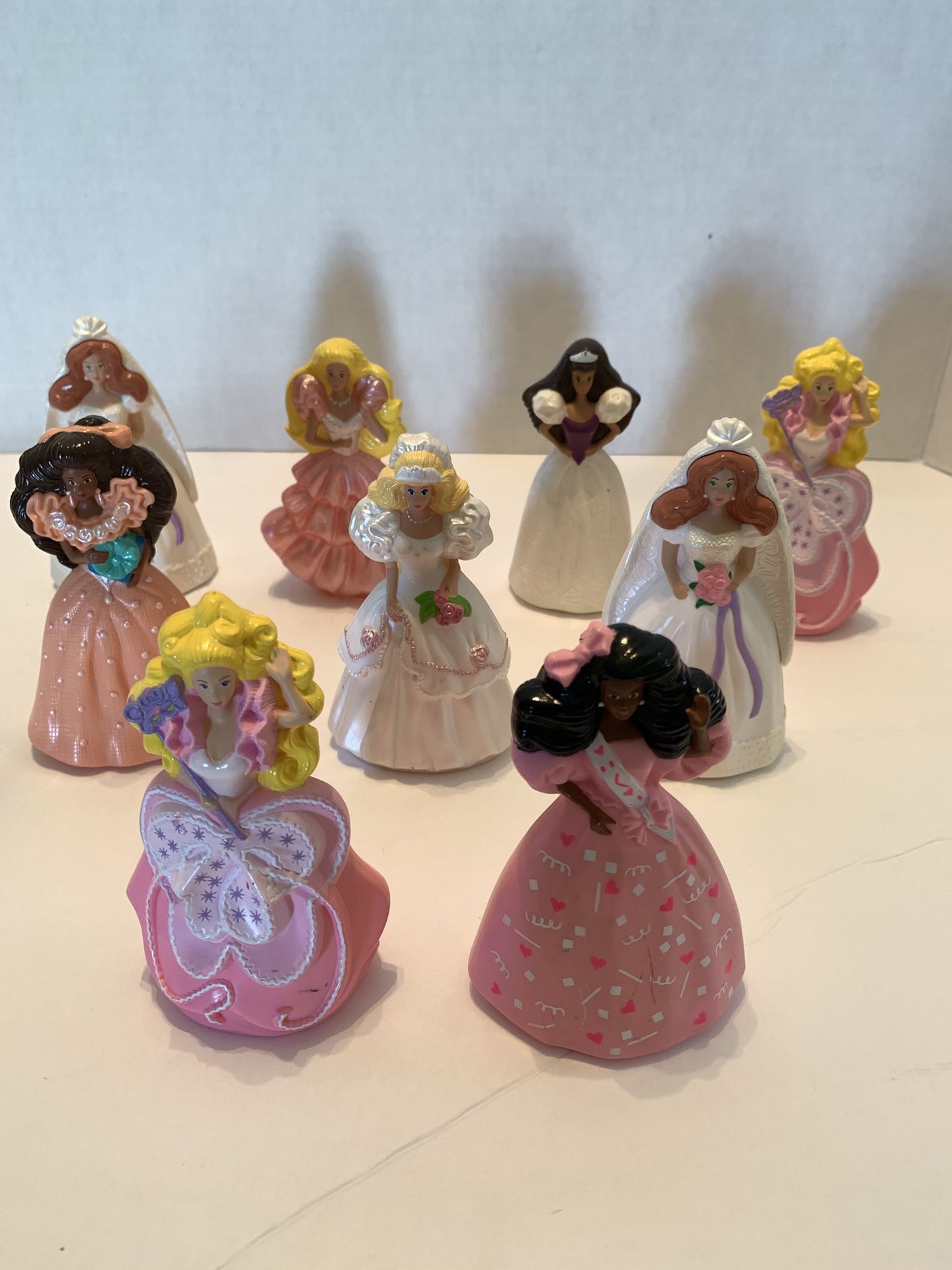 Vintage McDonald's Happy Meal Toys - Barbie Doll Figurine Set of 9 - 4”tall - COLLECTORS DREAM 1988