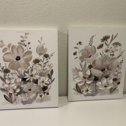 Floral Canvas Wall Art 