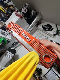 Vintage HOLLY Valve Cover Coat Rack