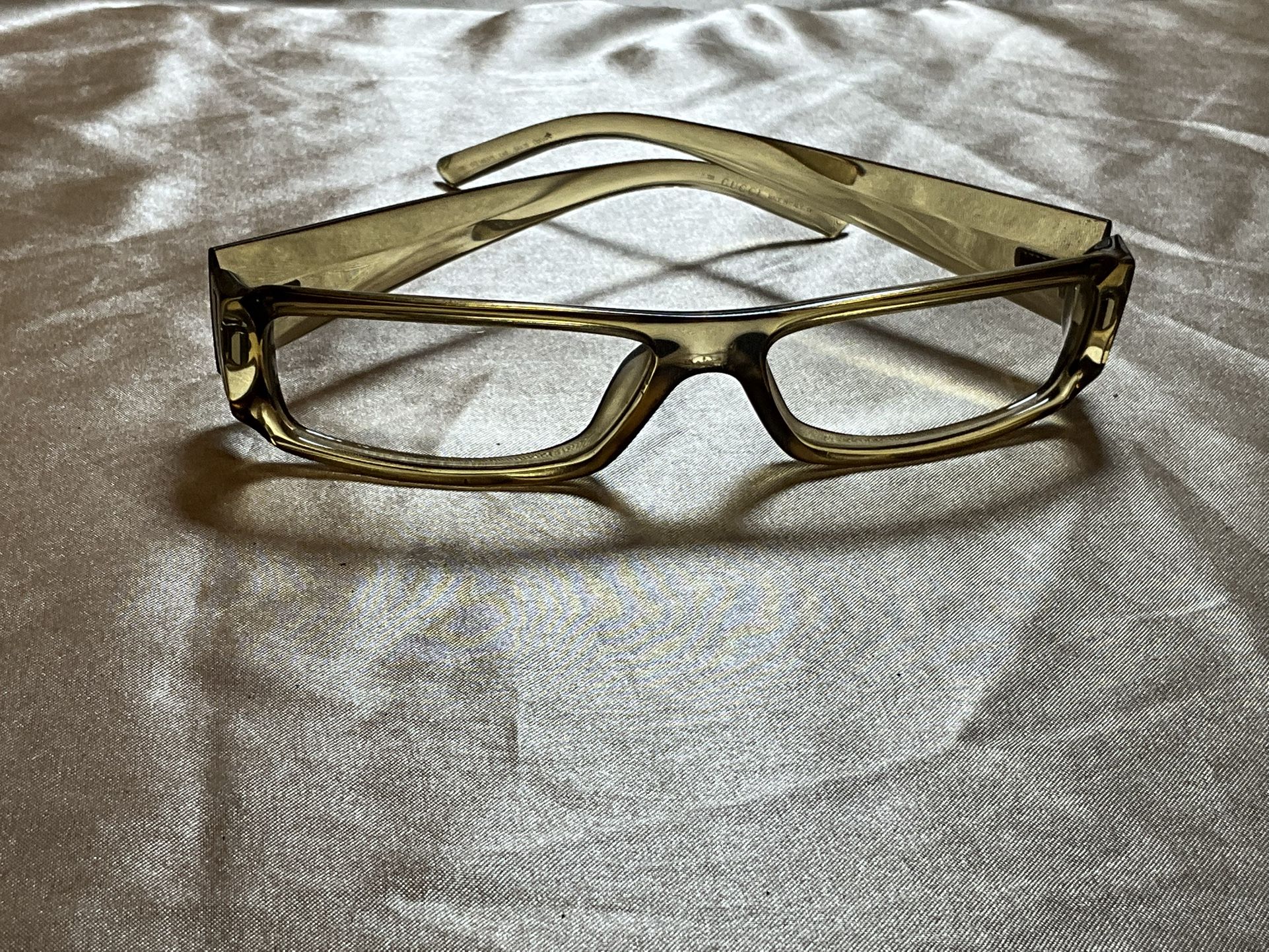 Gucci Brown Transparent Eyeglasses Frame