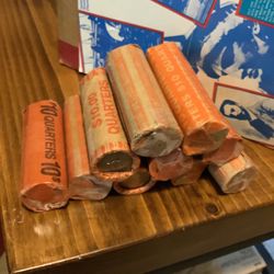 10 Rolls Of Quarters For Trade or Sale