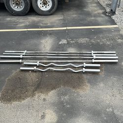 Olympic bars/ EZ bar