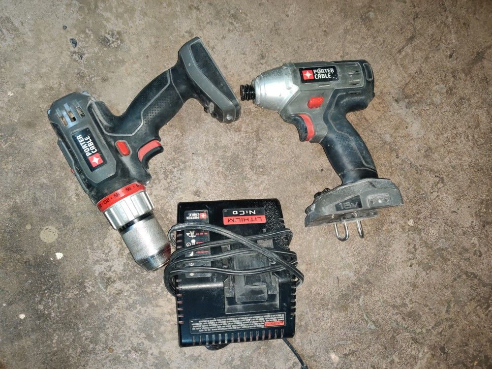 Porter Cable Drills And Bag