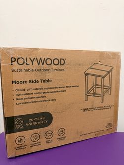 POLYWOOD Moore Outdoor Side Table