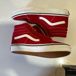 brand new red vans 