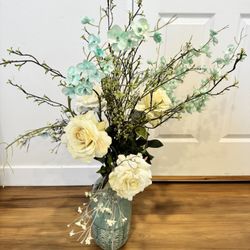 Home Decor Display Flower Arrangement Artificial Vase