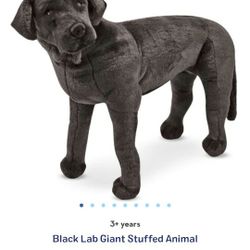 Black Lab Giant Stuffed Animal 