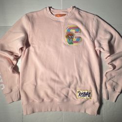 Pre Owned Fair Last Photo  First Printed Letter “ C “ Rugrats Freeze Max Chuckie  Sweatshirt  Crewneck Embroidered  Unisex / Women Size Medium