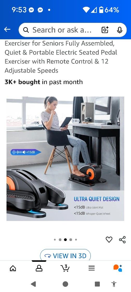 Sitting Elliptical 