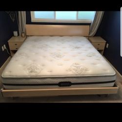 Clean King Size Beautyrest Luxury Mattress 