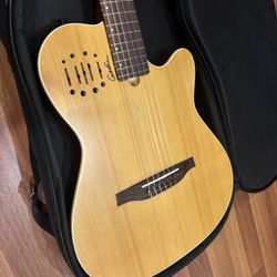  (OPEN BOX) Godin Multiac Encore SG Nylon Classical with Electronics Semi-Gloss Natural