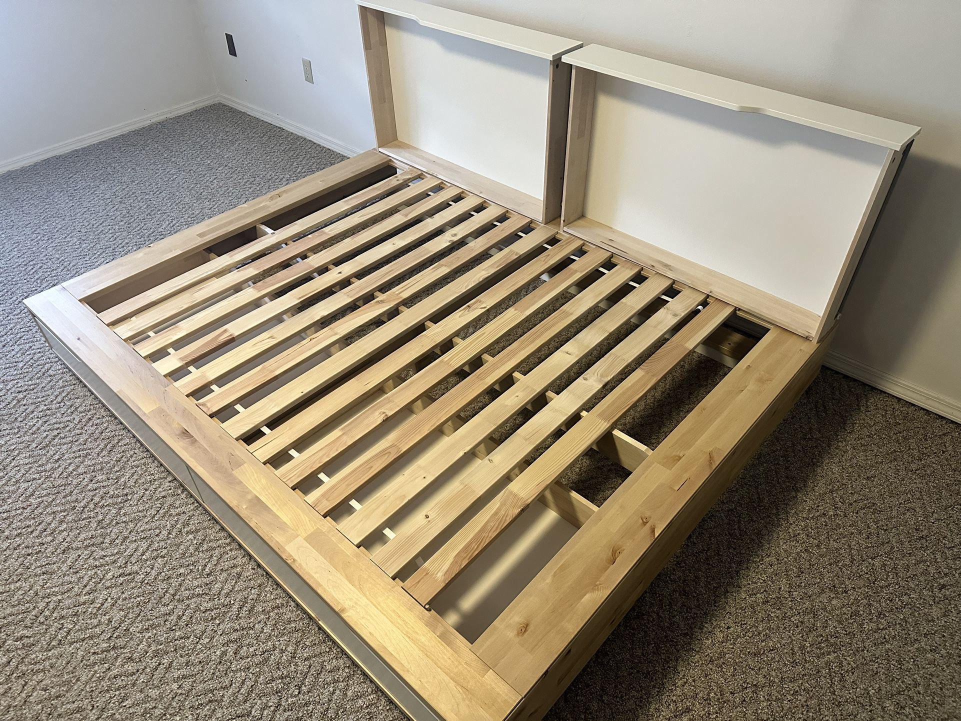 IKEA Mandal Full Size Bed & Mattress