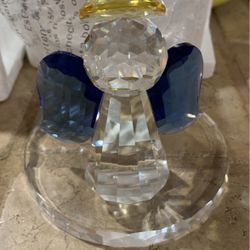 PartyLite Sparkle Lite Crystal Angel Candle Holder